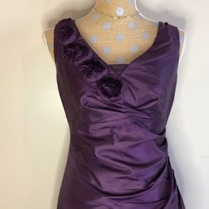 Davids bridal dark purple dress.